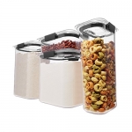Rubbermaid Brilliance Food Storage Containers with Airtight Lids, Set of 4