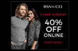 RW & CO Cyber Monday Sale