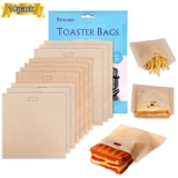 Samshow Non-Stick Heat Resistant Reusable Toaster Bags