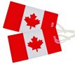 Samsonite Luggage 2-Pack Canadian Flag Luggage Tag, Red/white
