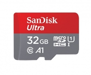 SanDisk Ultra 32GB microSDHC UHS-I card with Adapter