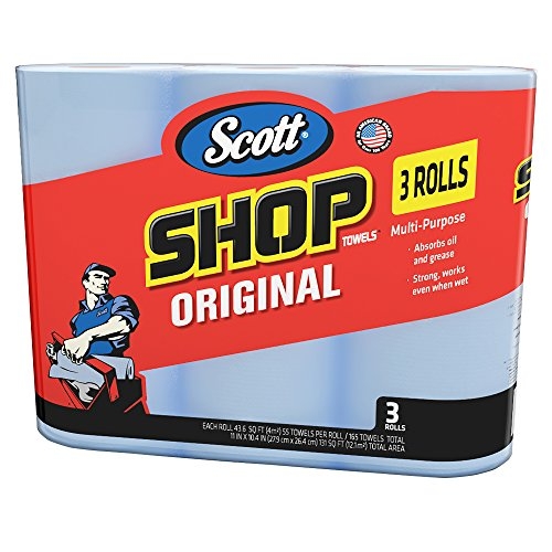 Scott Shop Towels, Blue (3 Rolls)