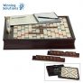 Scrabble Deluxe Wooden Edition with Rotating Game Board