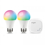 Sengled Element Color Plus Smart LED, A19 Dimmable Color Changing Light Bulb Starter Kit
