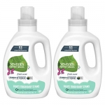 Seventh Generation Concentrated Laundry Detergent for tough baby stains, 40 oz pack of 2
