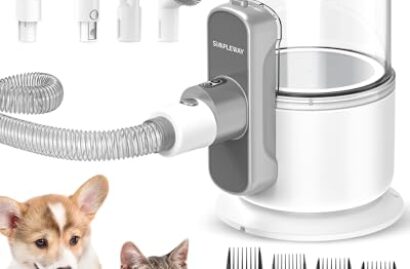 Simple Way Dog Grooming Vacuum, 6 in 1 Pet Grooming Vacuum