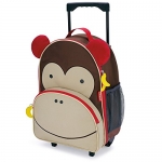 Skip Hop Zoo Little Kid & Toddler Rolling Luggage, Marshall Monkey