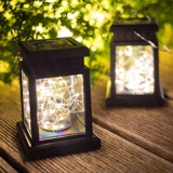 Solar Lights Outdoor Lantern Decorative – Warm White