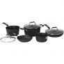 Starfrit The Rock 8 Piece Forged Aluminum Cookware Set with Bakelite Handle