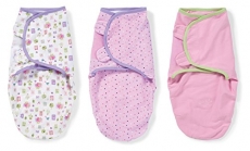 Summer Infant SwaddleMe Cotton, Who Loves You, 3-Pack