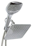 Sunbeam 5 Function Dual Shower Massager with Rainfall Head Set