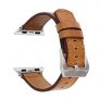 SUNKONG Compatible Apple Genuine Leather Watch Band