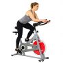 Sunny Health & Fitness Chain Drive Indoor Cycle Bike with 30 lbs (13.6 kg) Flywheel