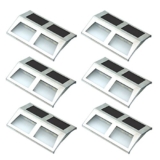 Sunnydaze Decor Stainless Steel Solar Security Mounted LED Lights