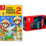 Super Mario Maker 2 + Nintendo Switch Neon Bundle