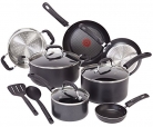 T-fal Professional Total Nonstick Thermo-Spot Heat Indicator Induction Base Cookware Set, 12-Piece