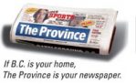 Free 3 Weeks of The Province Newspaper (BC Only)