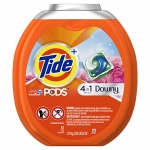 Tide PODS Plus Downy 4 in 1 HE Turbo Laundry Detergent Pacs, April Fresh Scent, 61 Count Tub