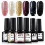 TOMICCA Gel Nail Polish Set of 6 Colors