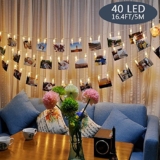 Tomshine 40 LEDs Photo Clip String Lights
