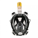 TOMSHOO Adult Easy Swimming Diving Snorkel Mask 180° Panoramic Full Face Design