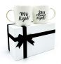 Mr Right and Mrs Always Right Coffee Mugs Gift Set