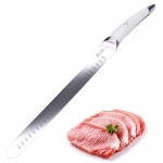 TUO CUTLERY Slicing Knife 12” White Handle Japanese Ultra Stainless Steel