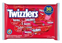 TWIZZLERS Licorice Halloween Candy Assortment, 30 Count, 374 Gram