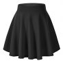 Urban CoCo Women’s Basic Flared Casual Mini Skate Skirt