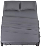 Utopia Bedding Bed Sheet Set – 4 Piece Queen, Grey