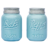 Vintage Mason Jar Salt & Pepper Shakers