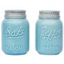 Vintage Mason Jar Salt & Pepper Shakers