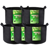 VIVOSUN 5-Pack 5 Gallons Grow Bags