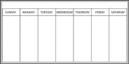 Wall Pops WPE98895 Dry Erase Peel and Stick Whiteboard Dry-Erase Weekly Calendar 13″ x 26″