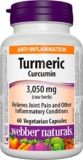 Webber Naturals Turmeric Curcumin 3,050 mg