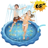 Wevon Splash Pad, 68″ Sprinkle Play Mat