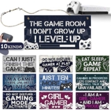 Whatyiu Gamer Signs, 7.9 x 3.9inch Wood
