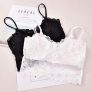 Whatyiu Women Lace Spaghetti Strap Bra Top