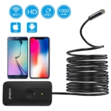 Vodool 1000mAh Rechargeable Wi-Fi Borescope Inspection Camera 2.0 Megapixels HD IP67 Waterproof Snake Camera
