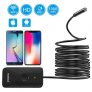 Vodool 1000mAh Rechargeable Wi-Fi Borescope Inspection Camera 2.0 Megapixels HD IP67 Waterproof Snake Camera