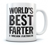 World’s Best Farter I Mean Father Ceramic Coffee Mug