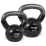 Yes4All Combo Special: Vinyl Coated Kettlebell Weight Sets