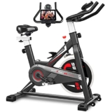 YONKFUL Indoor Cycling Bike with LCD Monitor