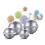 Zehui Your Own Fizzles DIY Metal Bath Bomb Mold Set with 3 Sizes Aluminum Alloy Bomb Balls Molds