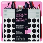 Ziploc Chic Collection Reusable Accessory Bags, Essential Size (Large), 5 Bags