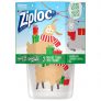 Ziploc Twist n Loc Food Storage, Holiday Designs, Medium Round, 2 Count