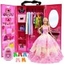 ZITA ELEMENT Fashion Doll Closet Wardrobe